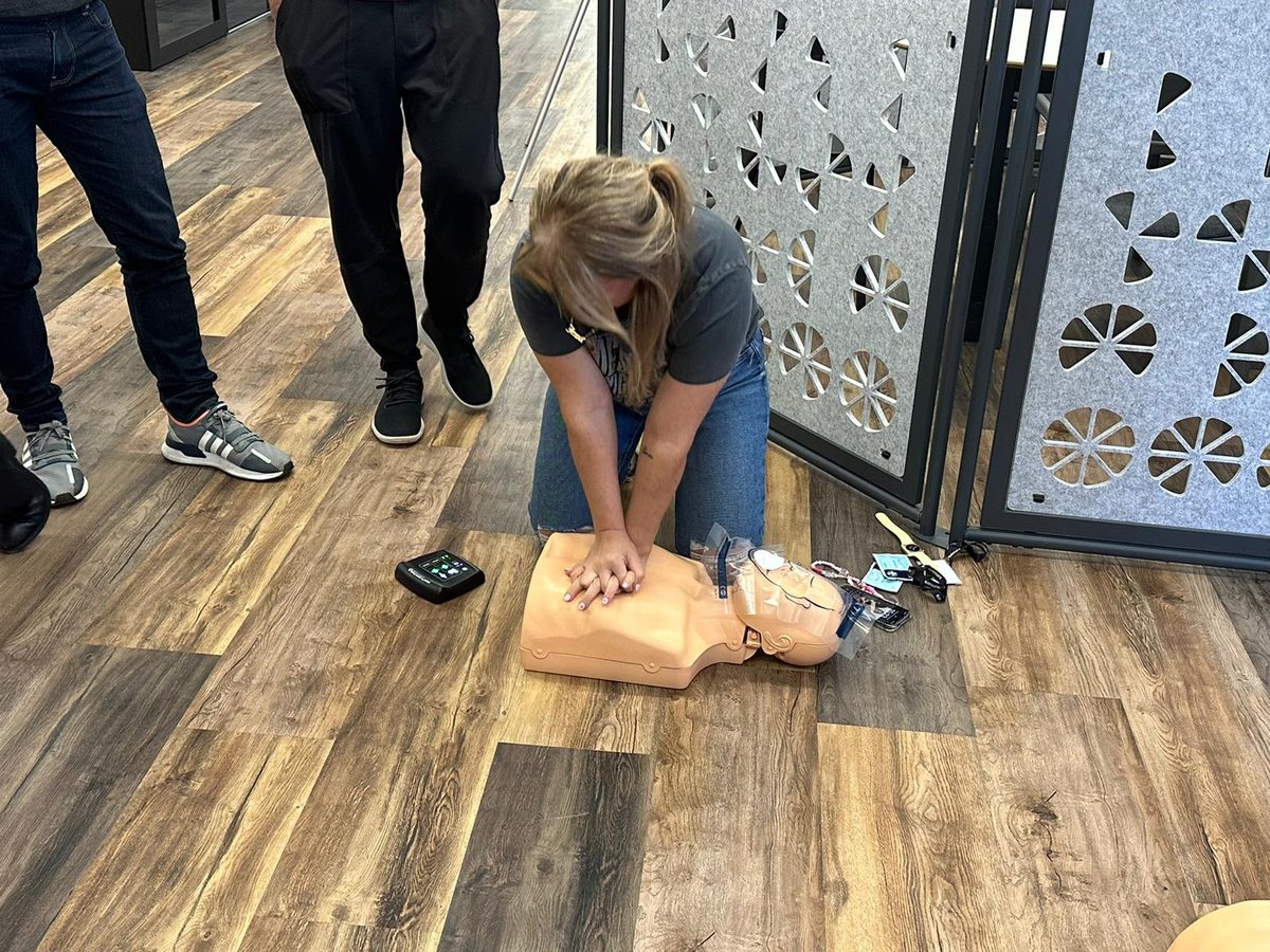 Emergency First Aid at Work training in Derby